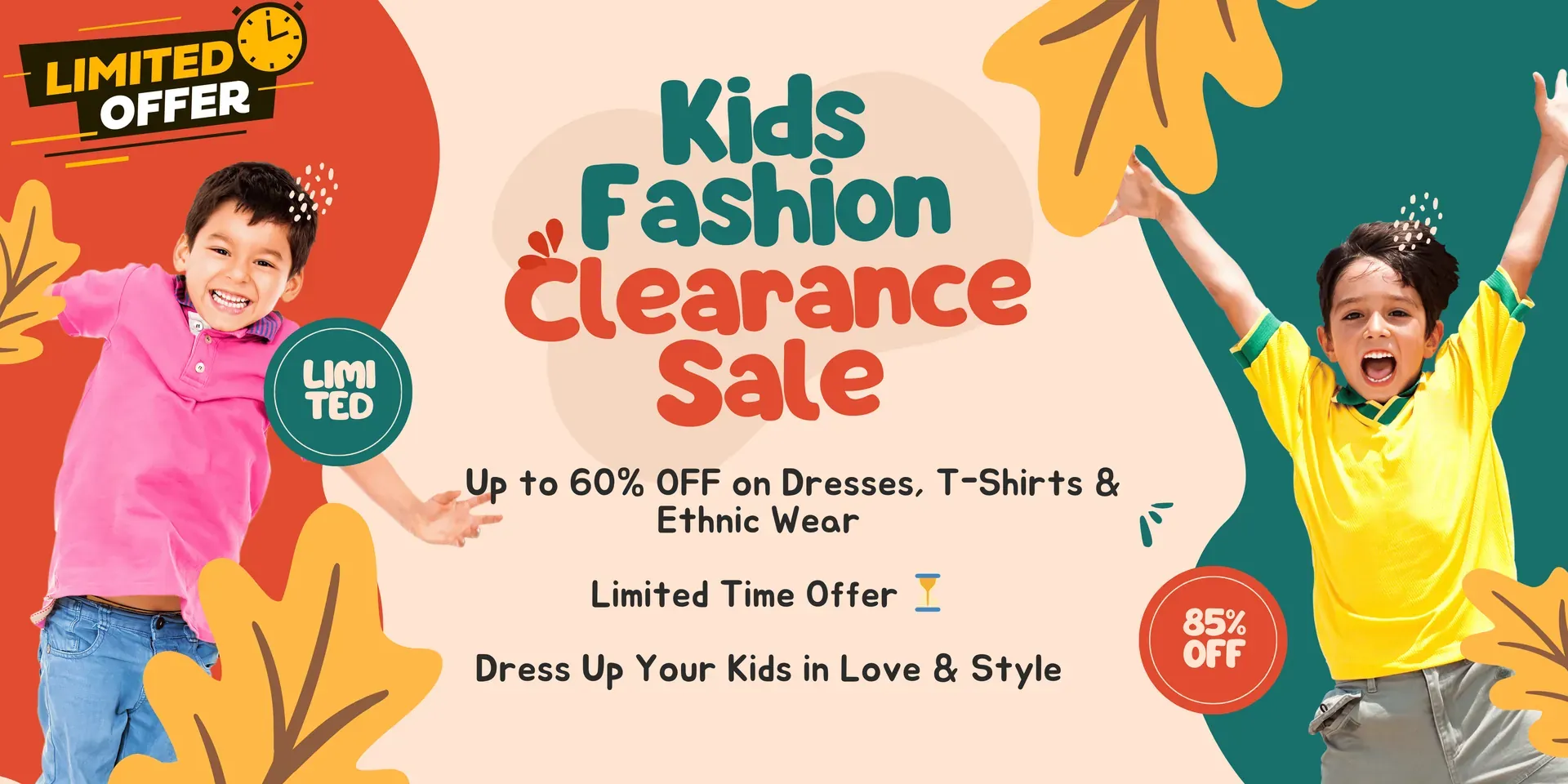 🎉 Kids Fashion Sale is LIVE!