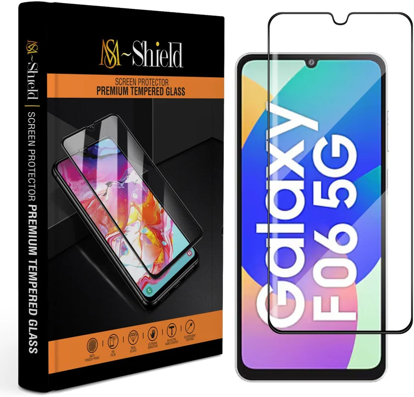MS-Shield Tempered Glass Guard for Samsung Galaxy F06 5...