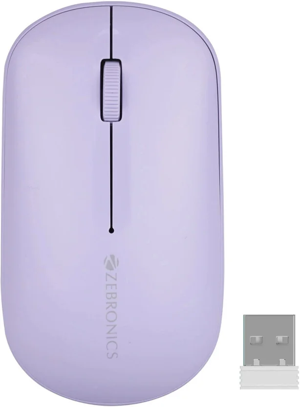 ZEBRONICS Pulse Wireless Ambidextrous Optical Mouse Wir...