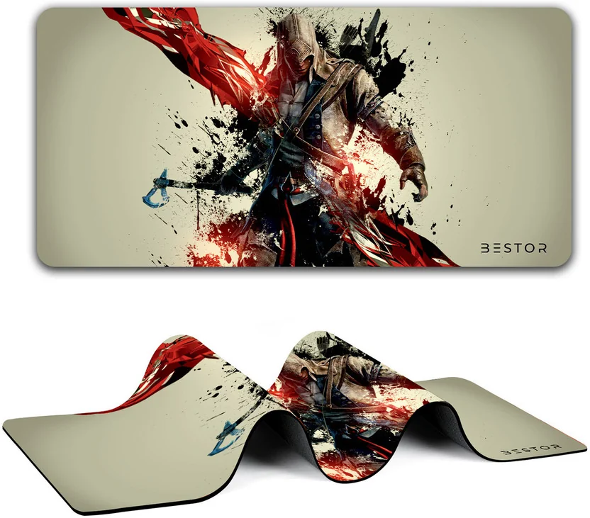 Bestor Assassin Warrior Gaming Mouse Pad Dark Reaper Sa...