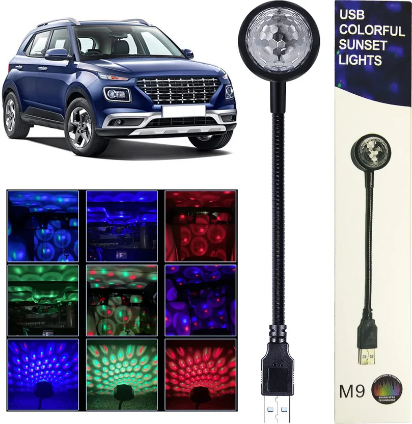 MOOZMOB Multicolor Light 7 Color + 9 Functional Modes w...