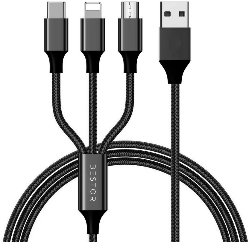 Bestor USB Type C Cable 2 A 1.2 m Multi Charging Cable ...
