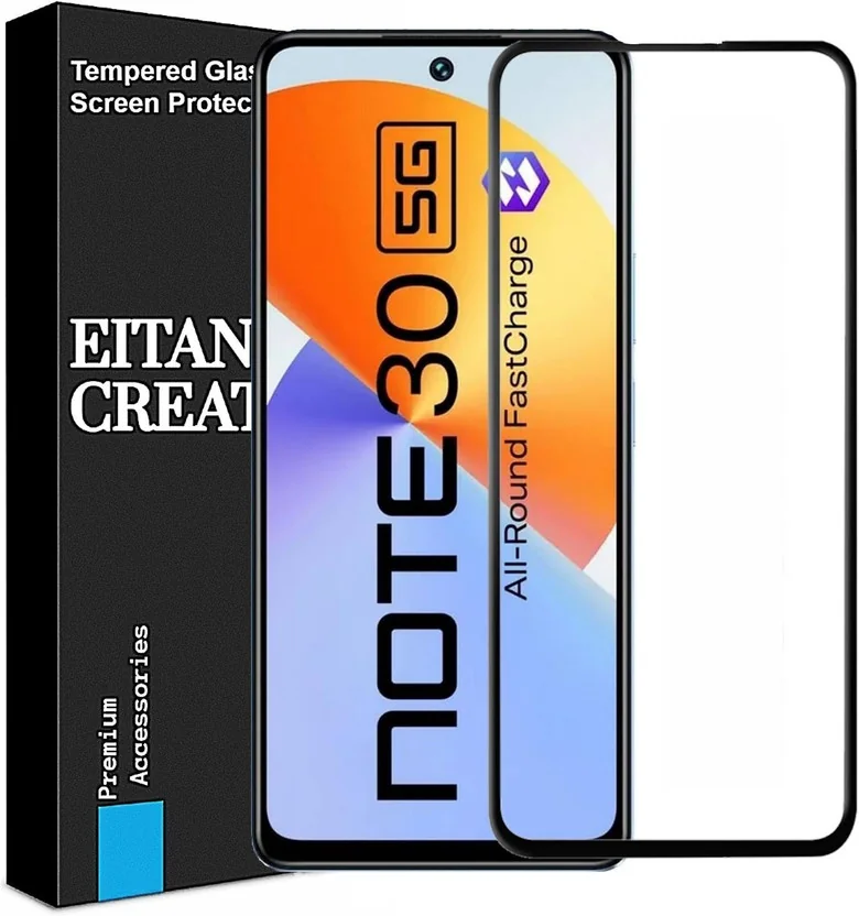 EITANSHA CREATION Edge To Edge Tempered Glass for Infin...