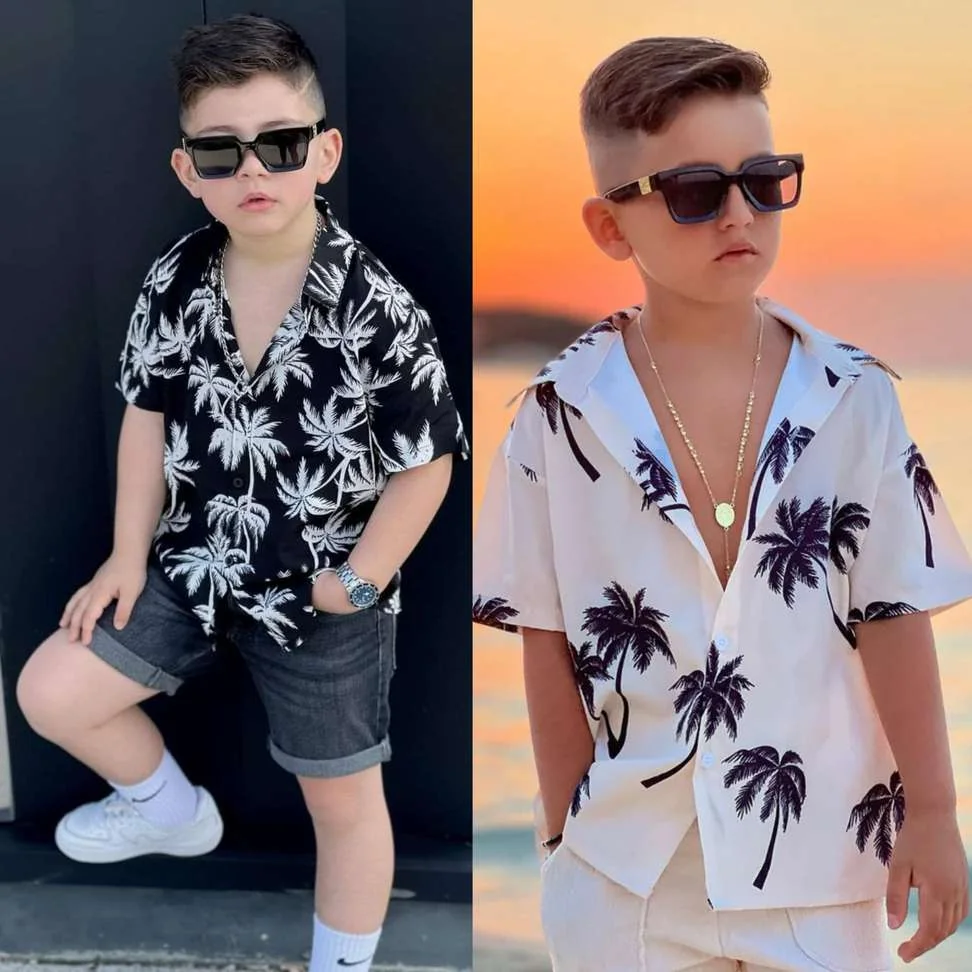 Boys Printed Casual Multicolor Shirt