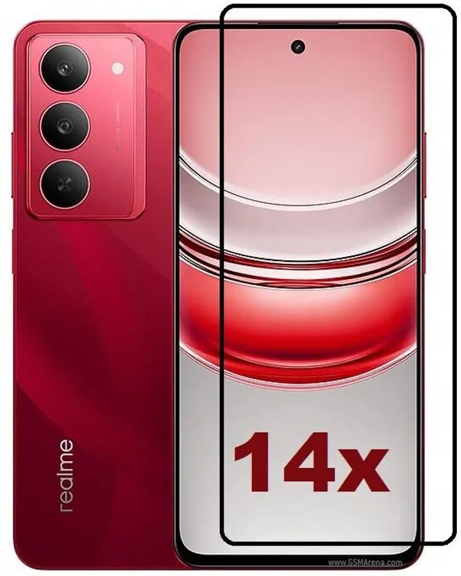 PROTE Tempered Glass Guard for Realme 14X 5G