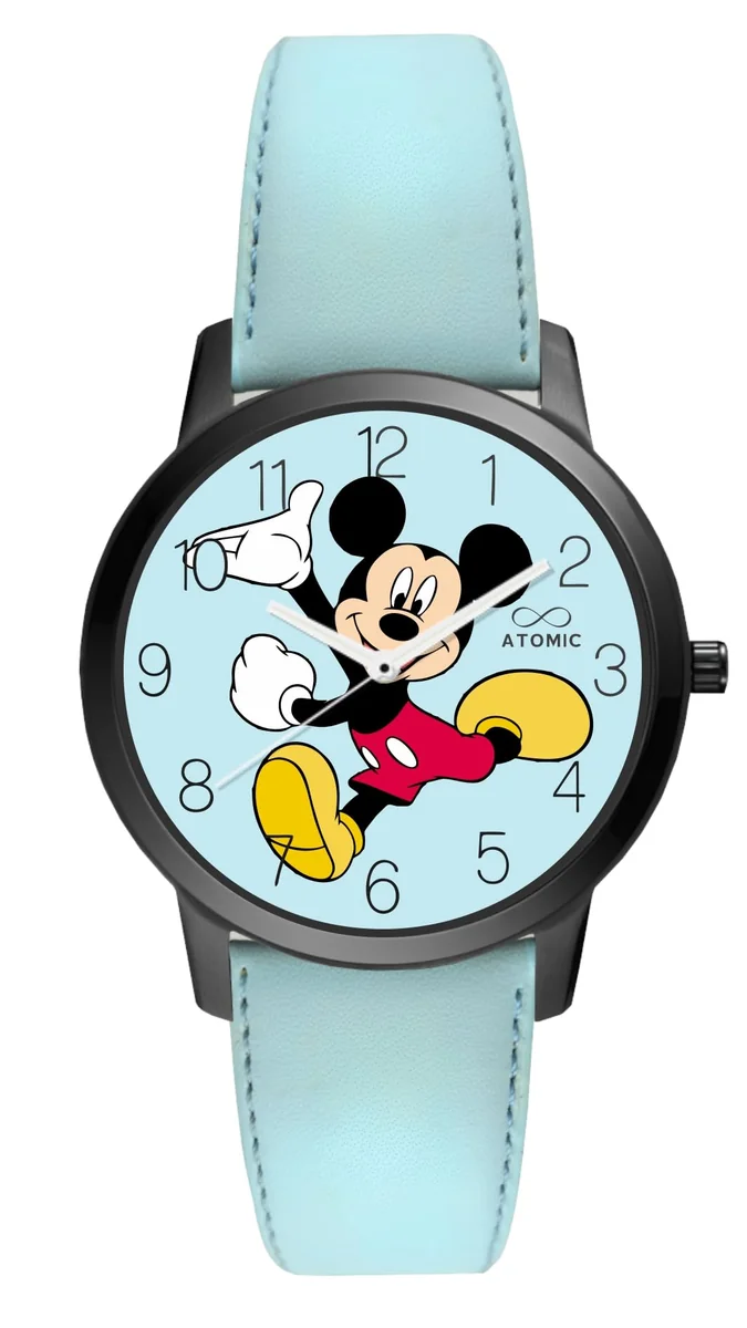 Atomic Mickey Mouse (SkyBlue) (Kids Series) Analog Watch - for Boys & Girls | with Trending SkyBlue Strap & Design