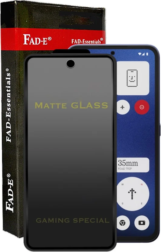 FAD-E Tempered Glass Guard for CMF Nothing Phone 1 I(Ma...