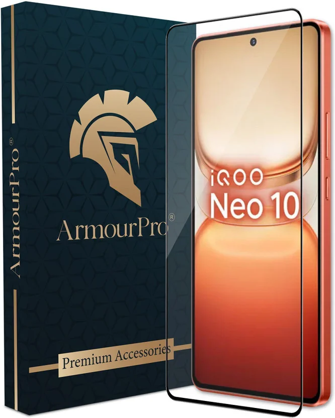 ArmourPro Edge To Edge Tempered Glass for IQOO Neo 10, ...