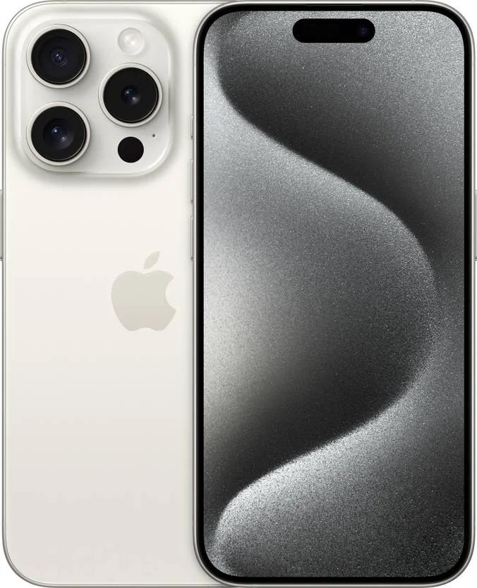 Apple iPhone 15 Pro (White Titanium, 128 GB)