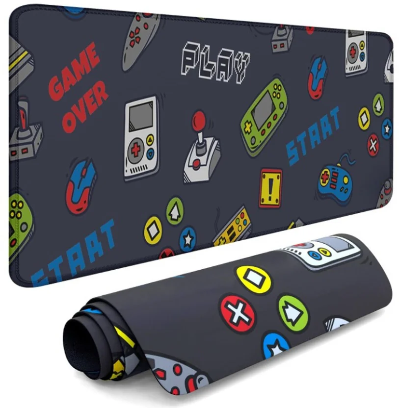 Aliens Large Retro Extended Gaming Mouse Pad | Stitched...