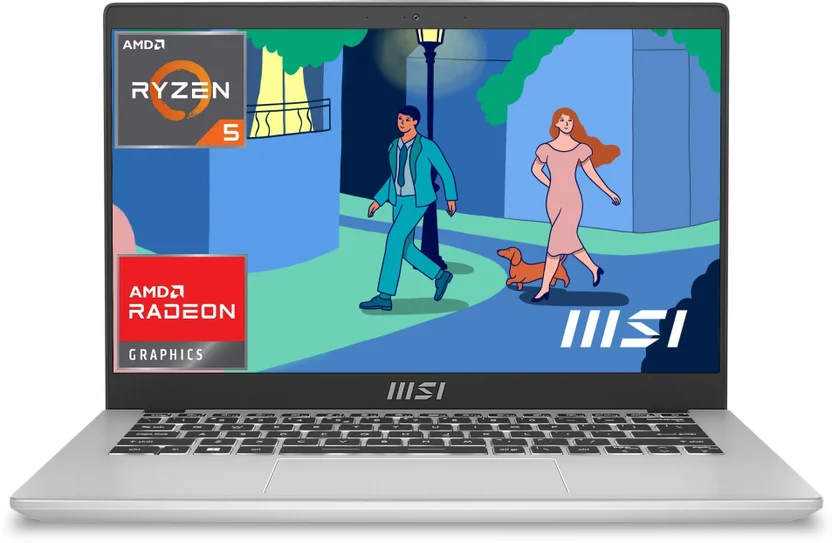 MSI Modern 14 AMD Ryzen 5 Hexa Core 7530U - (8 GB/512 GB SSD/Windows 11 Home) Modern 14 C7M-063IN Thin...
