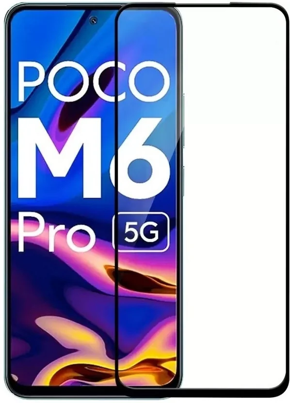 Gorilla Innovation Tempered Glass Guard for POCO M6 Pro...