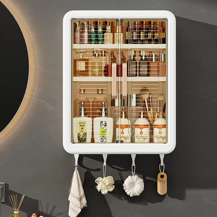 MGKENTERPRISE 3 Compartments Plastic Storage Box