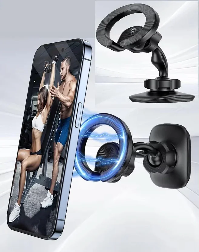 FKU Gym Magnetic Phone Holder Upgraded Flexible Angled ...