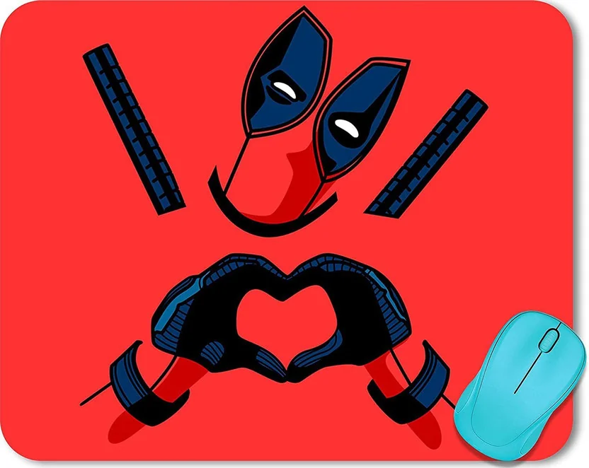 ZORI Avengers - Deadpool in RED Background Gaming Mouse...