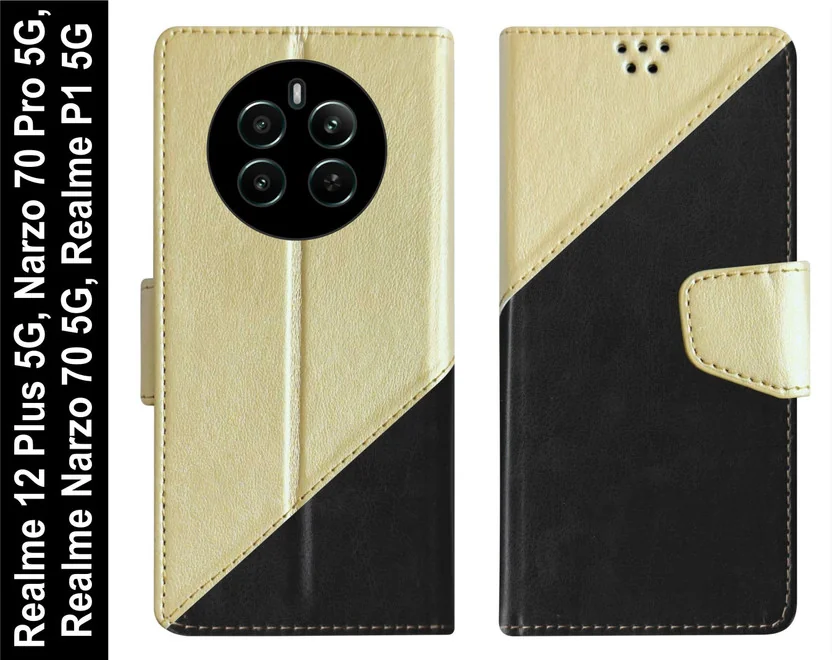 SBMS Flip Cover for Realme 12 Plus 5G / Realme Narzo 70...