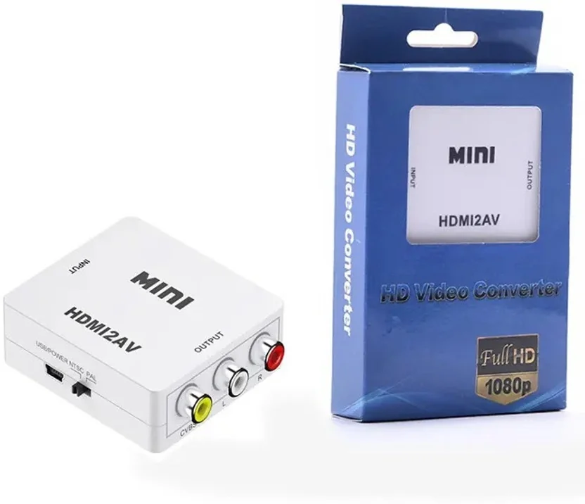 ASTOUND AV to HDMI ,HDMI2AV for HDTV Standard TV Conver... - Best Price ₹22 at Amazon
