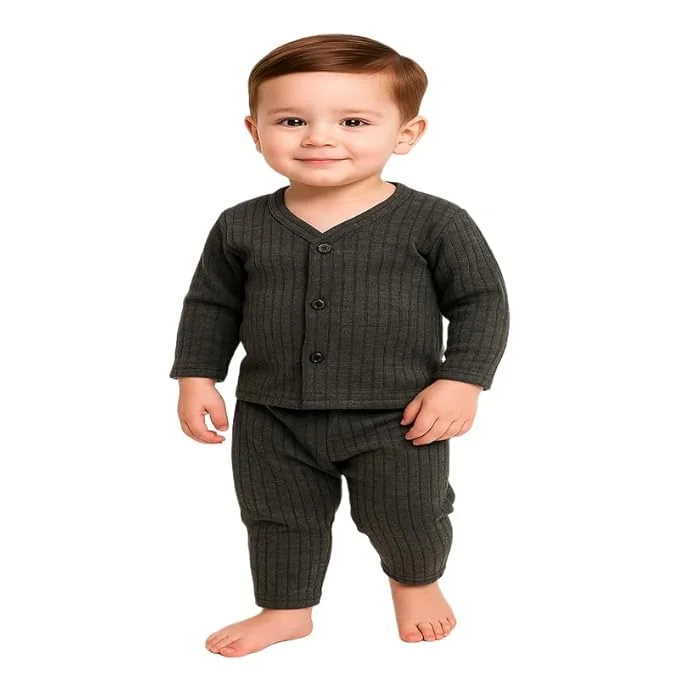 Cortica® Unisex Solid Kids Winter Wear Fleece Thermal Innerwear Top & Full Pant Woolen Warmer Combo Set for Girls Boys, Kids Unisex Body Warmer Thermal Pack of 1 - Best Price ₹399 at Amazon