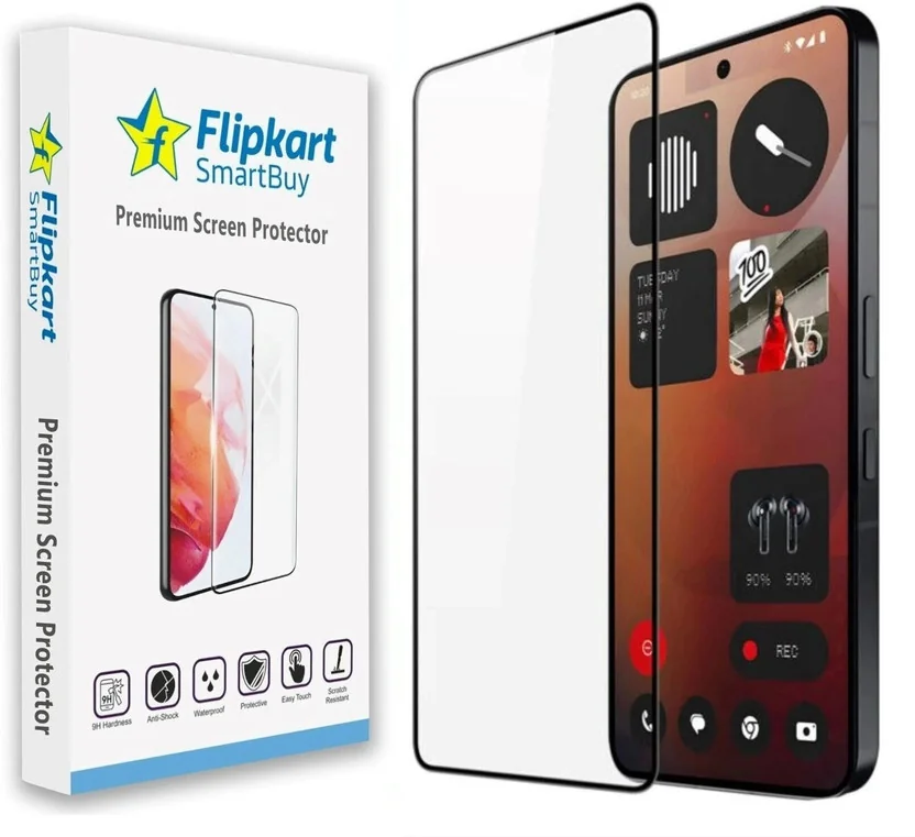 Flipkart SmartBuy Edge To Edge Tempered Glass for Nothi...