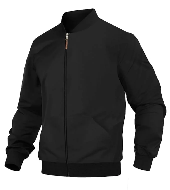LEOTUDE CASUAL JACKET for Men's Regular Fit Loopknit Bomber Jacket with Zipper Closure and 2 Side Pockets (Color Maroon) - Best Price ₹479 at Amazon