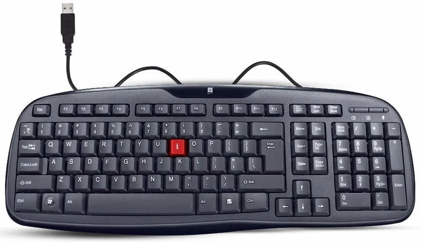 iball Winner USB V2.0 Keyboard Wired USB Standard Deskt...