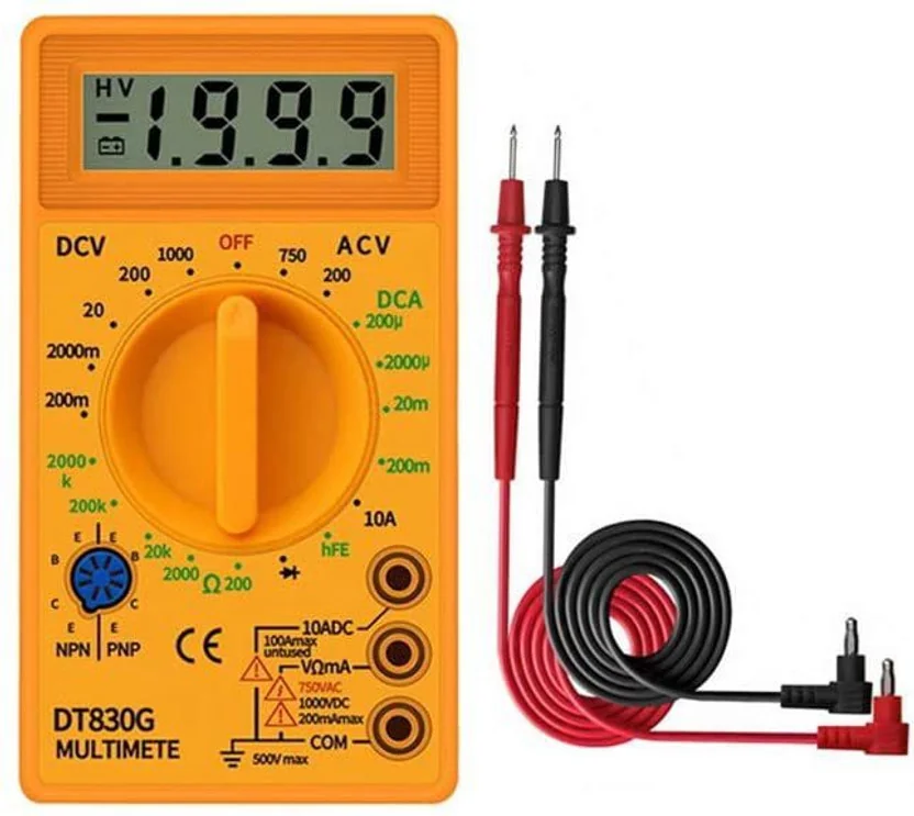 HOTFIX Digital Multimeter LCD AC DC Measuring Voltage C...