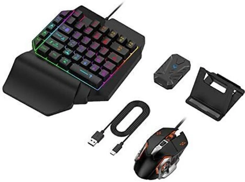 DWH 4 IN 1 GAMING KEYBOARD AND MOUSE CONVERTER FOR MOBI...