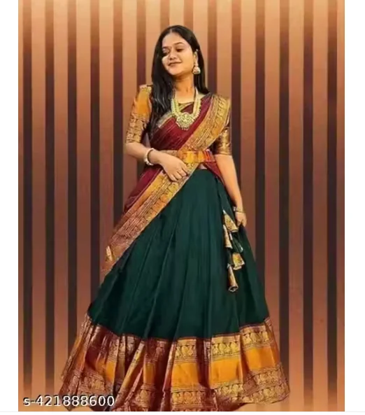 SAREE: GREEN MAROON - Best Price ₹300 at Meesho