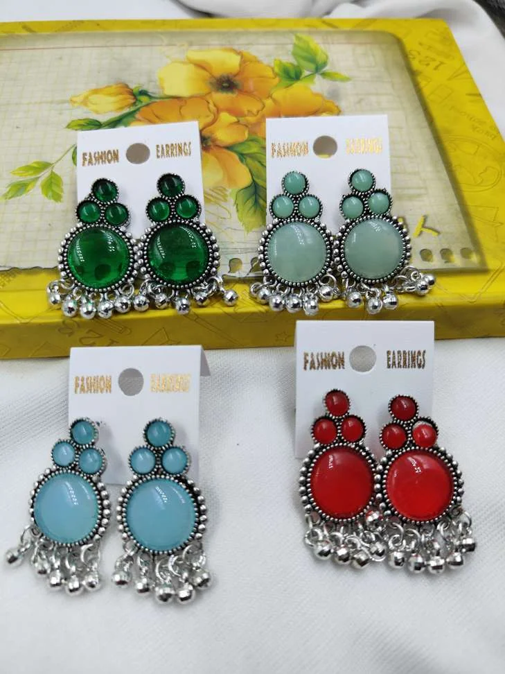 Crystal Alloy Drops & Danglers, Stud Earring, Earring Set - Best Price ₹32 at Shopsy