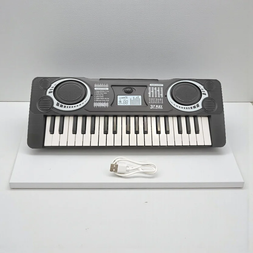 Fiddlys 37-Key Mini Electronic Piano - Musical Keyboard...