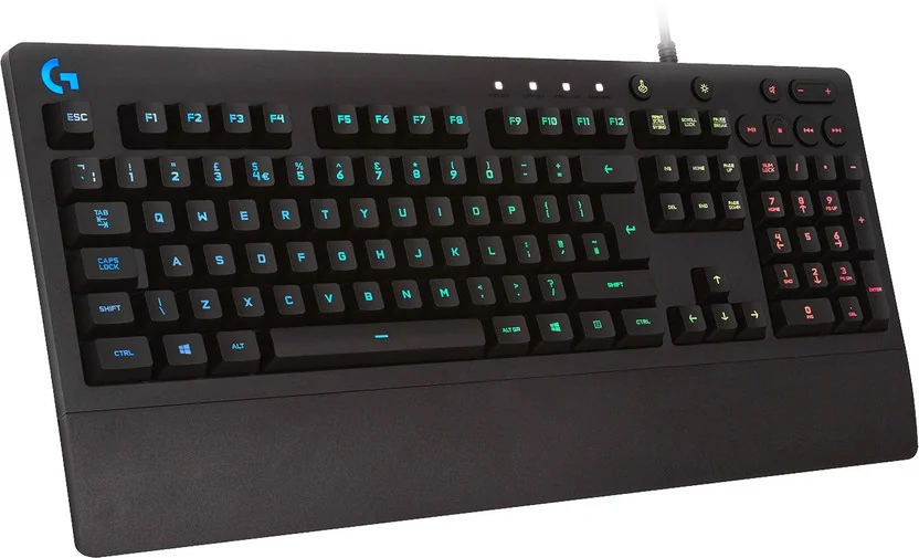 Logitech G213 / Lightsync RGB, Spill-resistant, Palm-re...