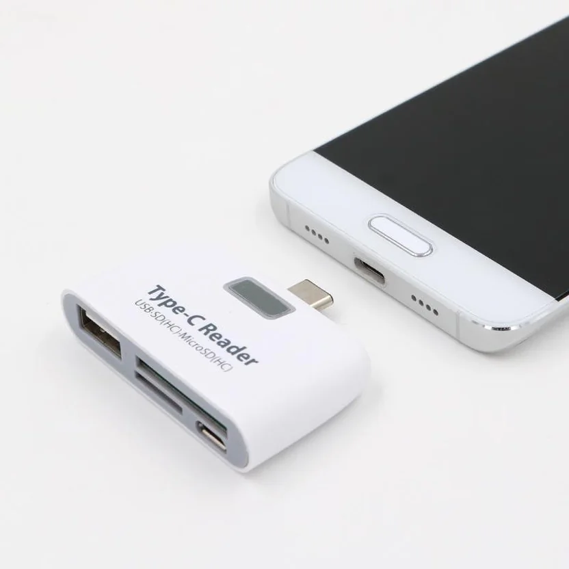 play run 4 in1 OTG/TF/SD Smart Card Reader Adapter with...