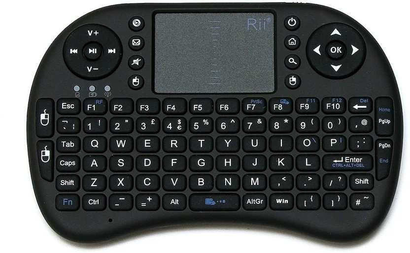 RHONNIUM ® 2.4GHz English Air Mouse Remote Control Touc...