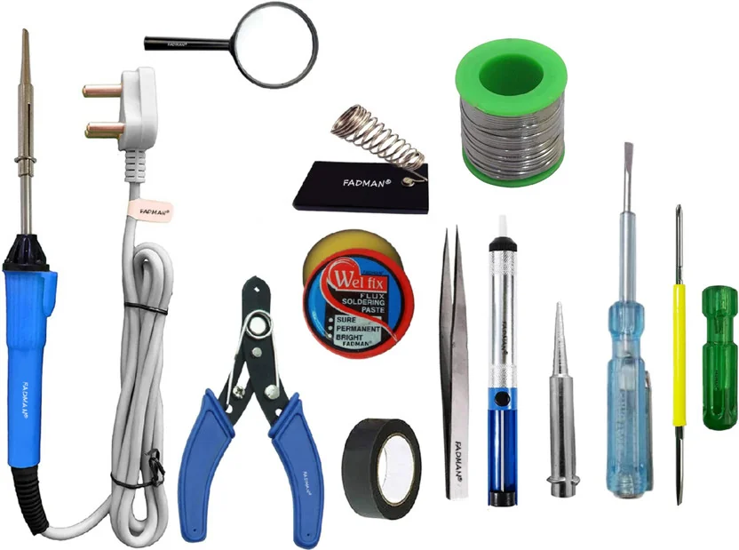 FADMAN Beginner Basic Soldering Iron Kit Pack-12 | Sold...