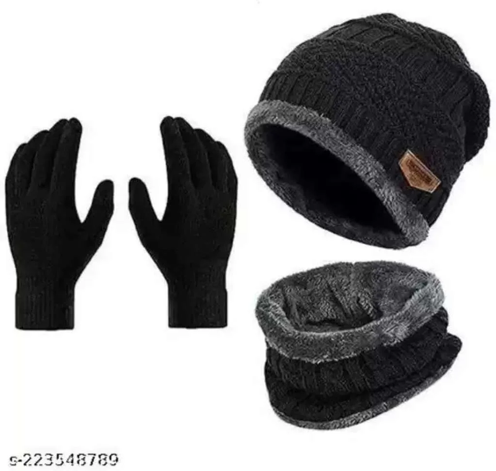 WINTER WOOLEN CAP CAP Cap - Best Price ₹68 at Shopsy