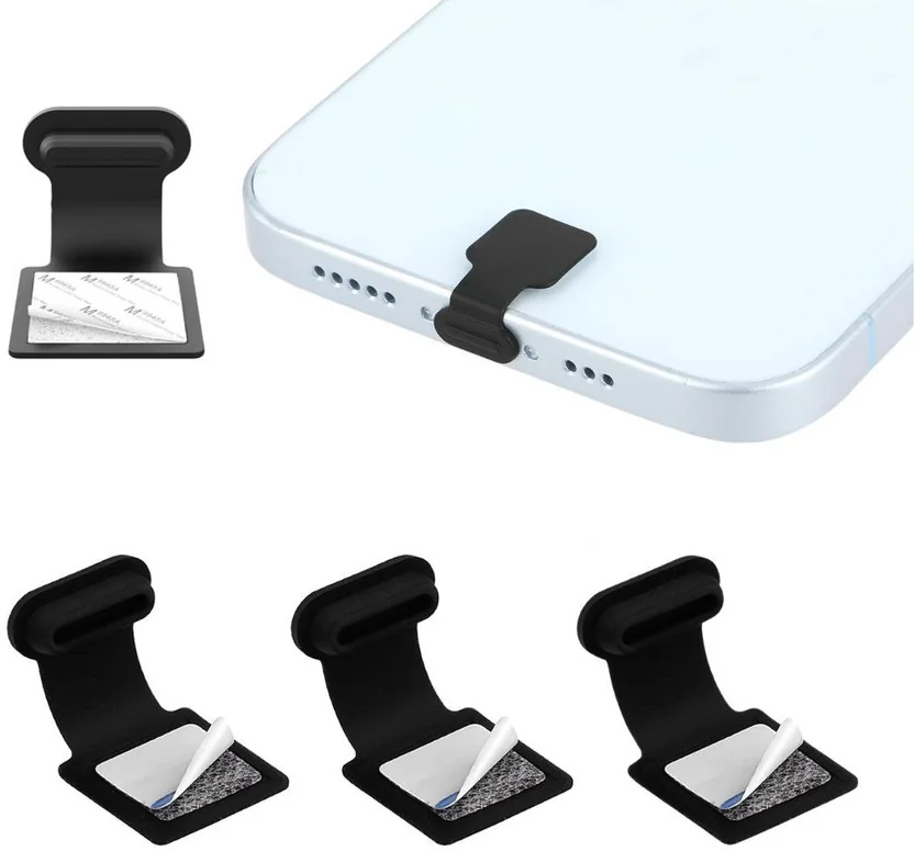 MAK Type C Charging Port Adhesive Dust Protection Caps,...