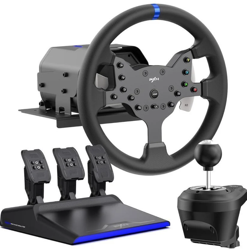 PXN V99 Pro Gaming Racing Steering Wheel Simulator 270/...