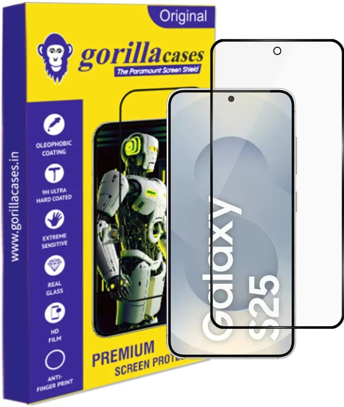 Gorilla Cases Edge To Edge Tempered Glass for SAMSUNG G...