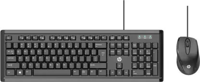 HP km150 Wired Mouse and Keyboard Wired USB Standard Mu...