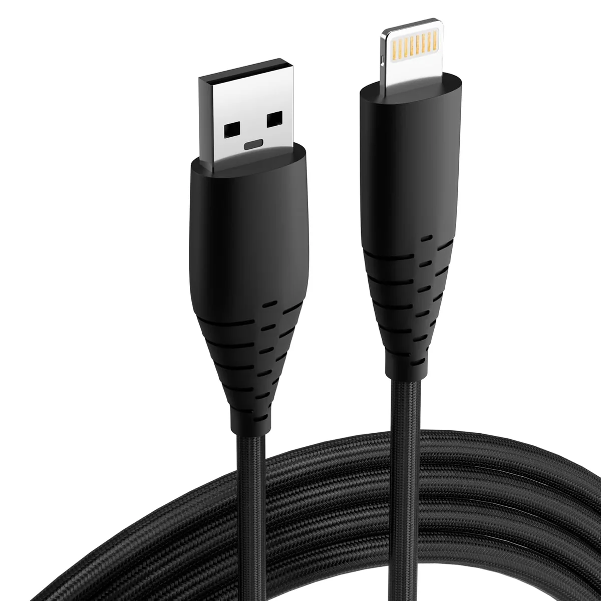 Basesailor USB to Lightning 27W Braided Cable, Fast Charger iPhone Cable, for iPhone 14/13/12/11/X/XS/XR/8/Plus, iPad Mini/Pro/Max & Other Lightning Devices, USB Type-A Power Delivery Cord - Best Price ₹237 at Amazon