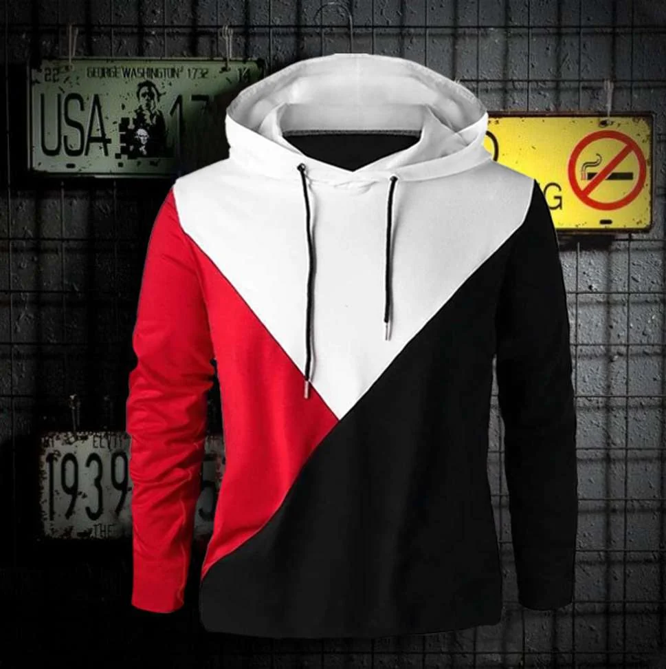 Hooded Neck Men Cotton Fleece Blend White Sweater - Best Price ₹163 at Shopsy