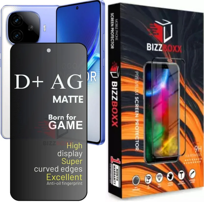 BizzBoxx Tempered Glass Guard for iQOO Neo10R Matte, iQ...