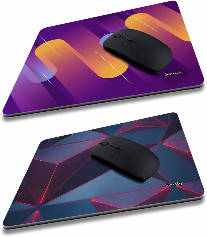 qivee CRISS CORSS PATTERN COMBO (3) Mouse Pad Non-Slip ...