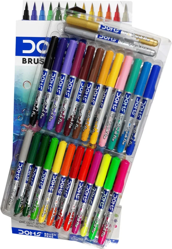 DOMS Majestic Basket Super Soft Artist Brush Pens Set