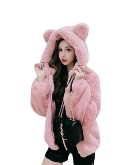 Trending Zipper Sweatshirt with Hood for Women & Girls