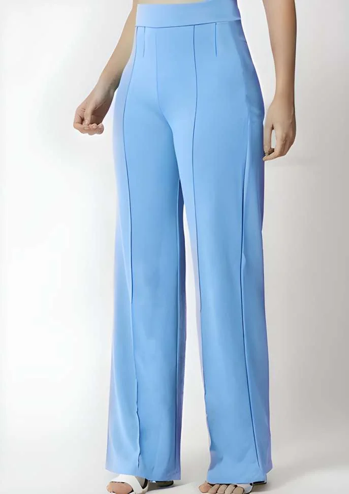 Regular Fit Women Blue Trousers - Best Price ₹122 at Shopsy