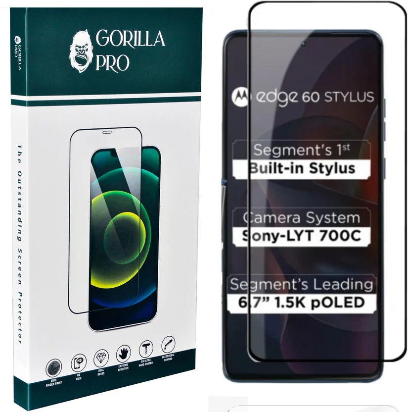 GORILLA PRO Tempered Glass Guard for MOTOROLA Edge 60 S...