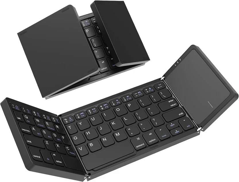 FosCadit Foldable Bluetooth Keyboard, Pocket Size Porta...