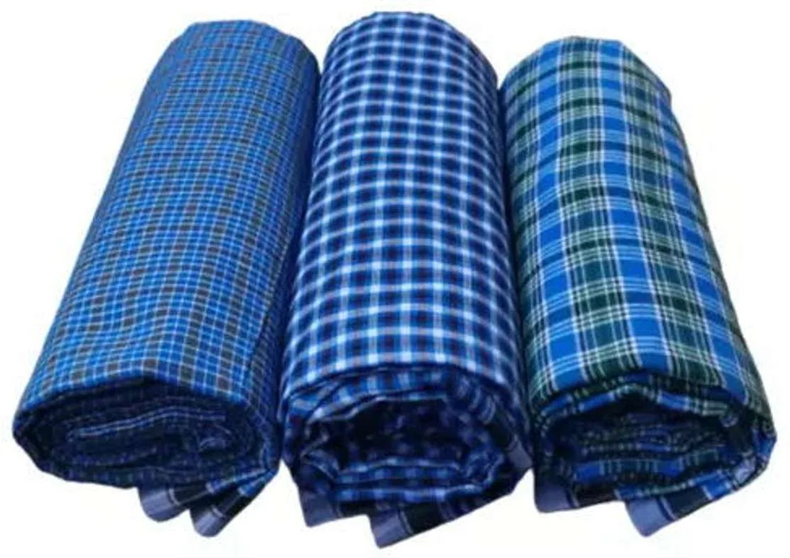 Striped, Checkered Multicolor Lungi - Best Price ₹113 at Shopsy
