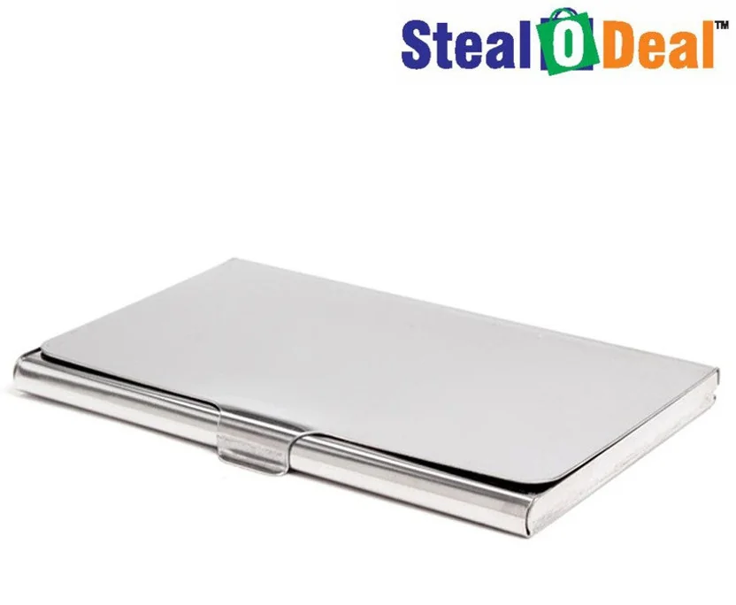 StealODeal Stainless Steel 6 Card Holder